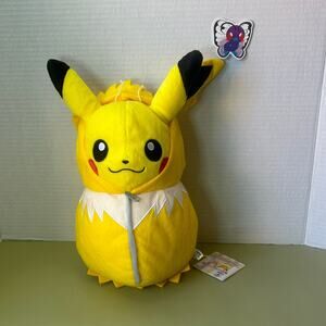 Pikachu Jolteon Nebukuro Banpresto 2016 Sleeping Bag Pokemon Plush Stuffed Toy